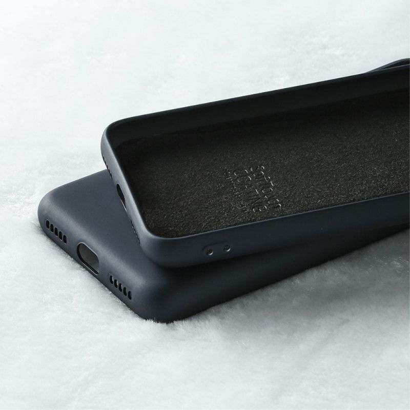 Cover Hoesje Xiaomi Redmi 7A Rood Zwart Telefoonhoesje X-Level Vloeibare Siliconen