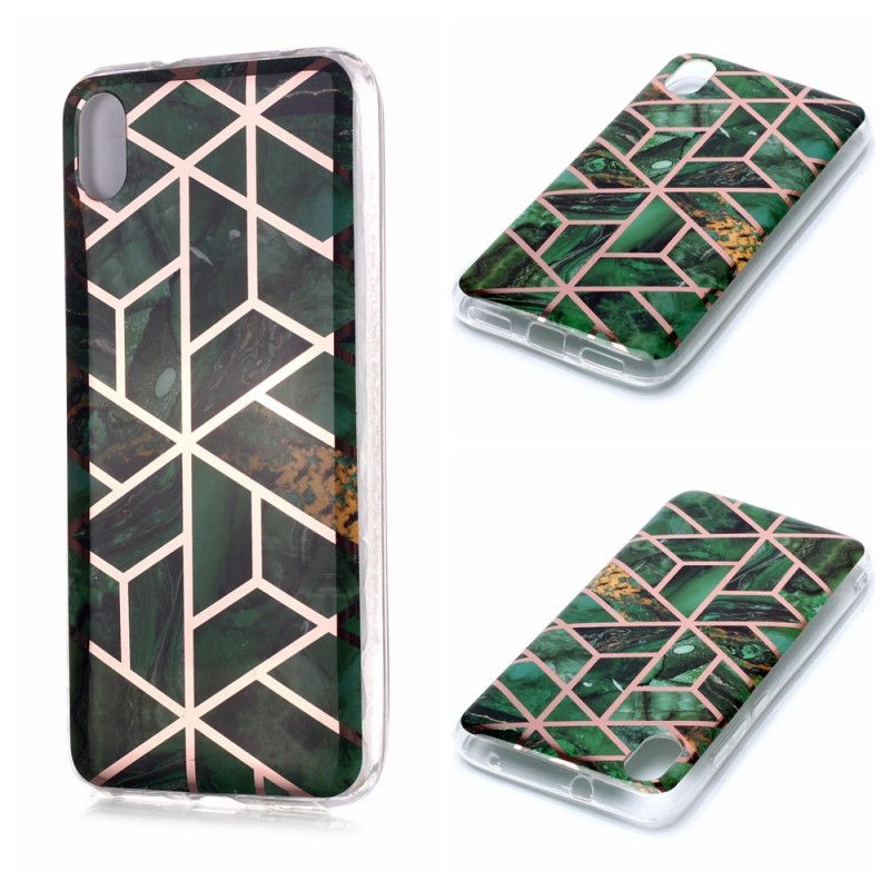 Cover Hoesje Xiaomi Redmi 7A Roze Magenta Telefoonhoesje Ultra Designer Marmer
