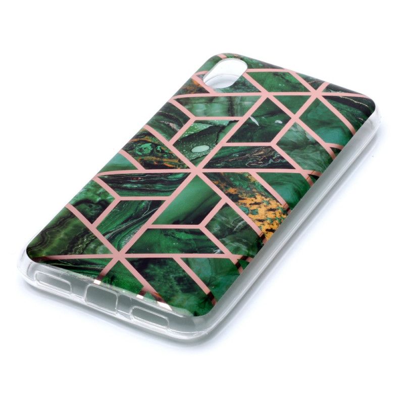 Cover Hoesje Xiaomi Redmi 7A Roze Magenta Telefoonhoesje Ultra Designer Marmer