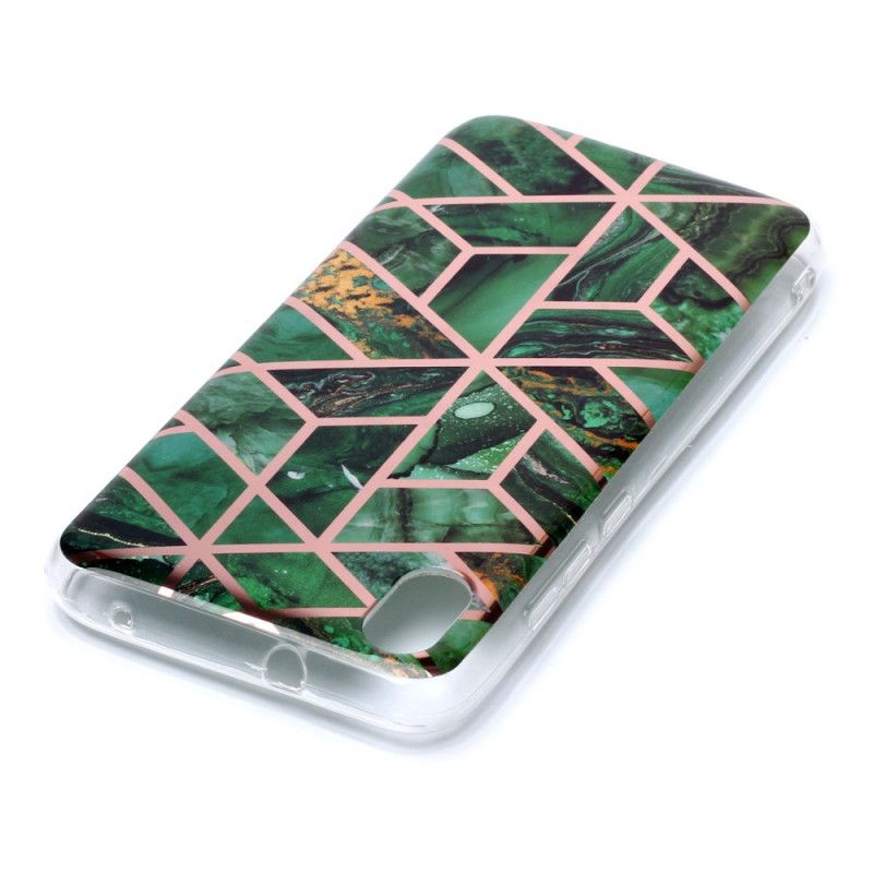 Cover Hoesje Xiaomi Redmi 7A Roze Magenta Telefoonhoesje Ultra Designer Marmer