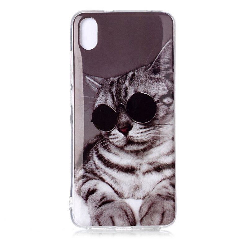 Cover Hoesje Xiaomi Redmi 7A Telefoonhoesje Mijn Incognito Kitten