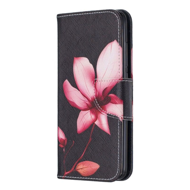 Flip Case Leren Xiaomi Redmi 7A Roze Bloem