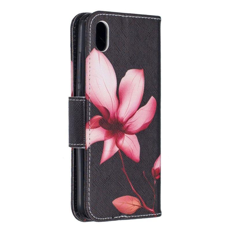 Flip Case Leren Xiaomi Redmi 7A Roze Bloem