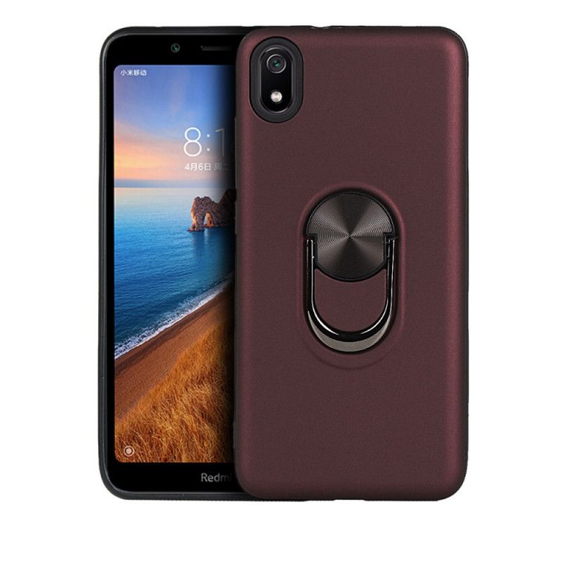 Hoesje voor Xiaomi Redmi 7A Donkerblauw Rood Afneembaar Met Steunring