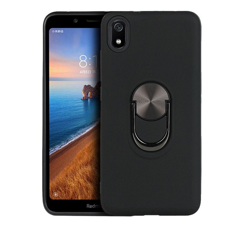 Hoesje voor Xiaomi Redmi 7A Donkerblauw Rood Afneembaar Met Steunring