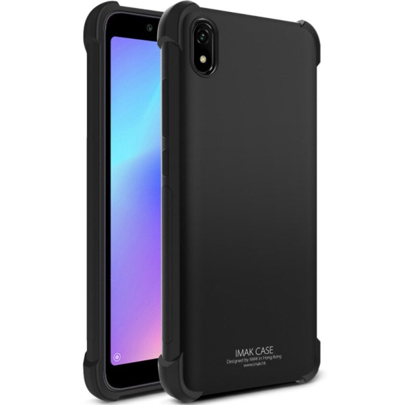 Hoesje voor Xiaomi Redmi 7A Grijs Zwart Met Imak-Schermfilm