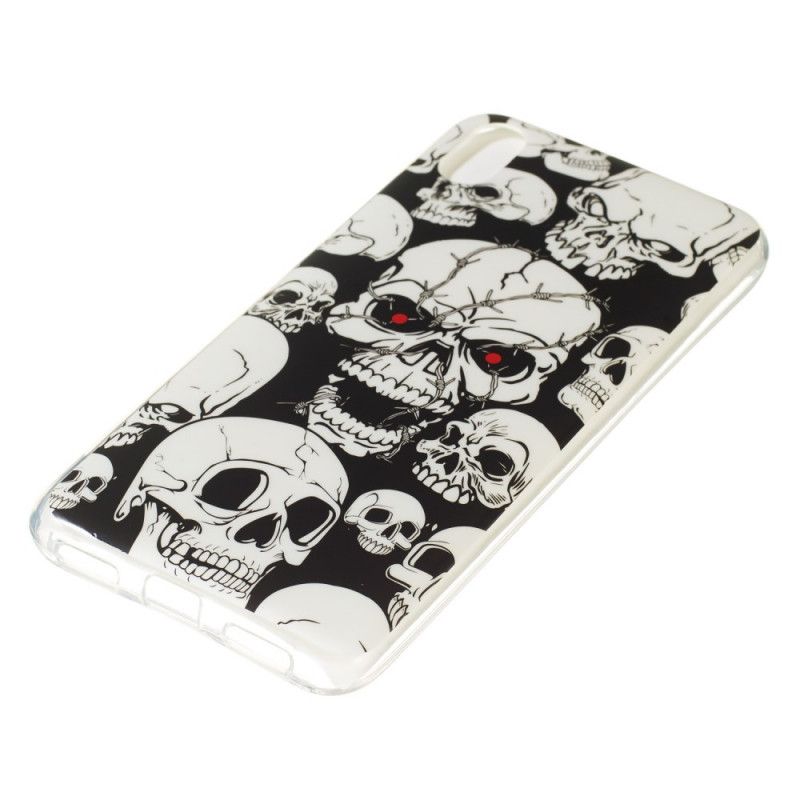 Hoesje Xiaomi Redmi 7A Aandacht Fluorescerende Schedels