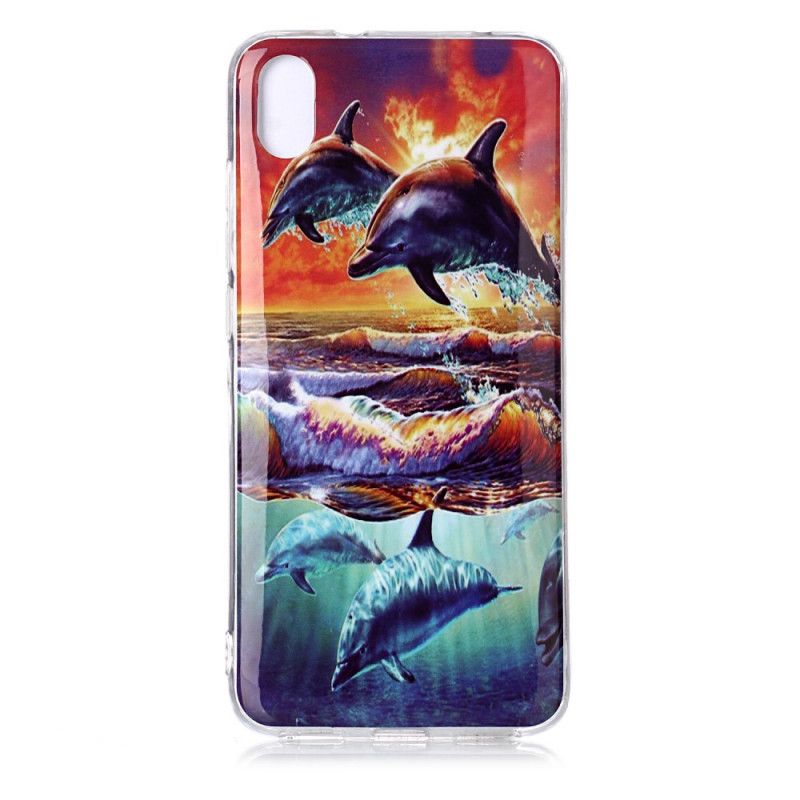 Hoesje Xiaomi Redmi 7A Dolfijnen In Het Wild