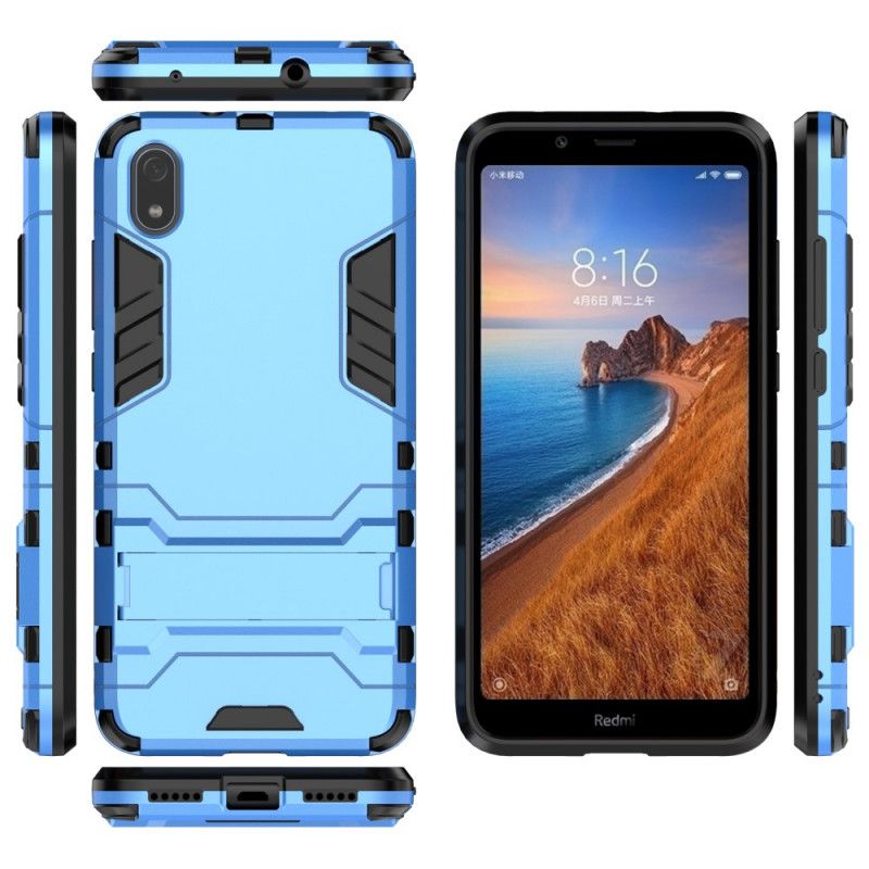 Hoesje Xiaomi Redmi 7A Grijs Zwart Ultrabestendig