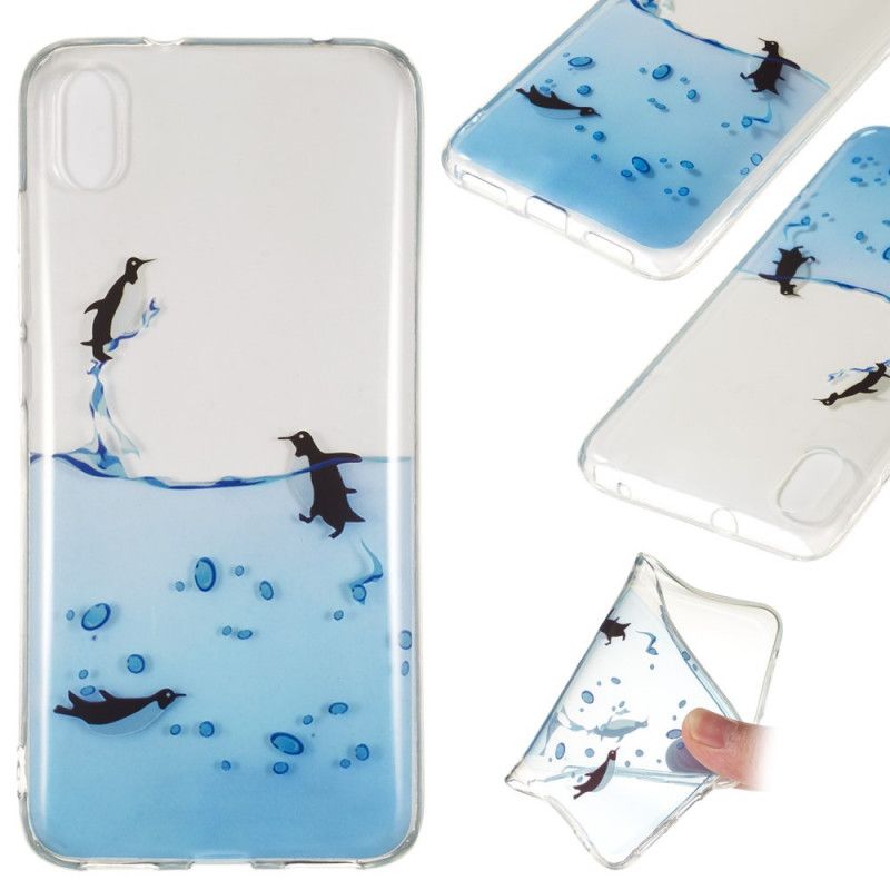 Hoesje Xiaomi Redmi 7A Transparant Spel Van Pinguïns