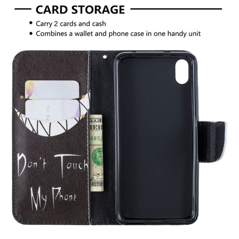 Leren Hoesje voor Xiaomi Redmi 7A Duivelse Telefoon