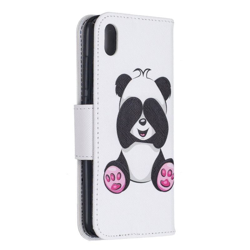 Leren Hoesje voor Xiaomi Redmi 7A Leuke Panda