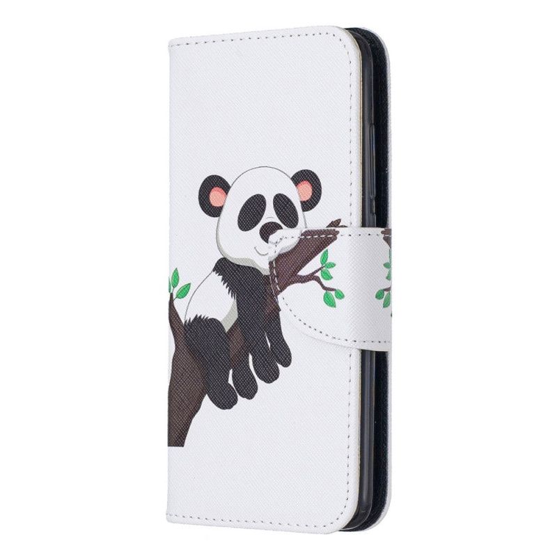 Leren Hoesje voor Xiaomi Redmi 7A Luie Panda