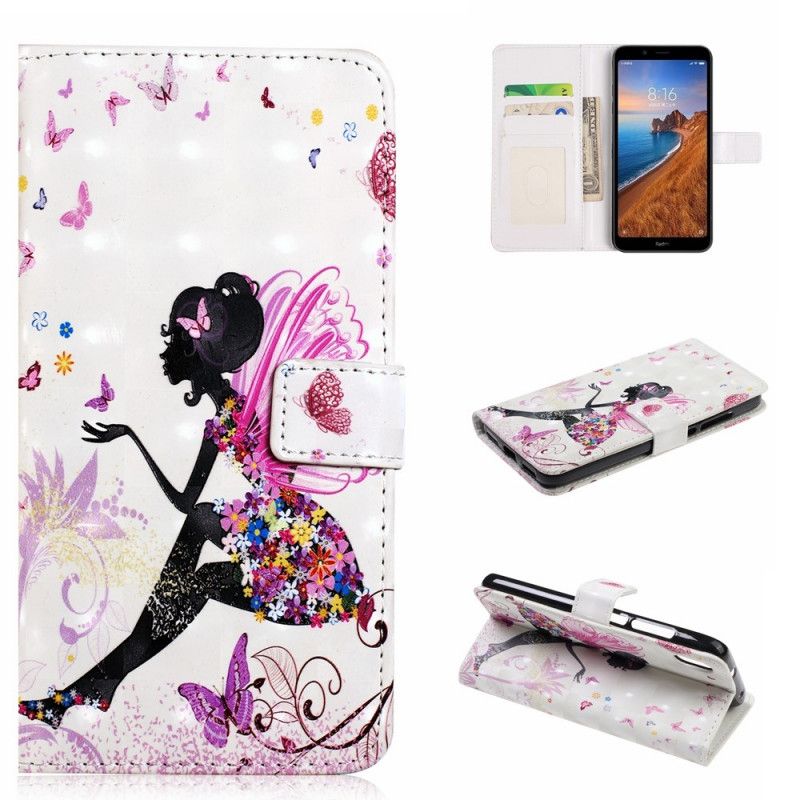Leren Hoesje voor Xiaomi Redmi 7A Magische Fee