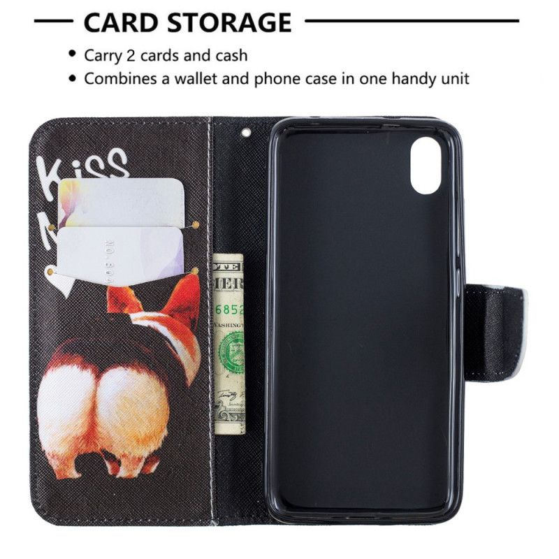 Leren Hoesje Xiaomi Redmi 7A Kus Mijn Reet