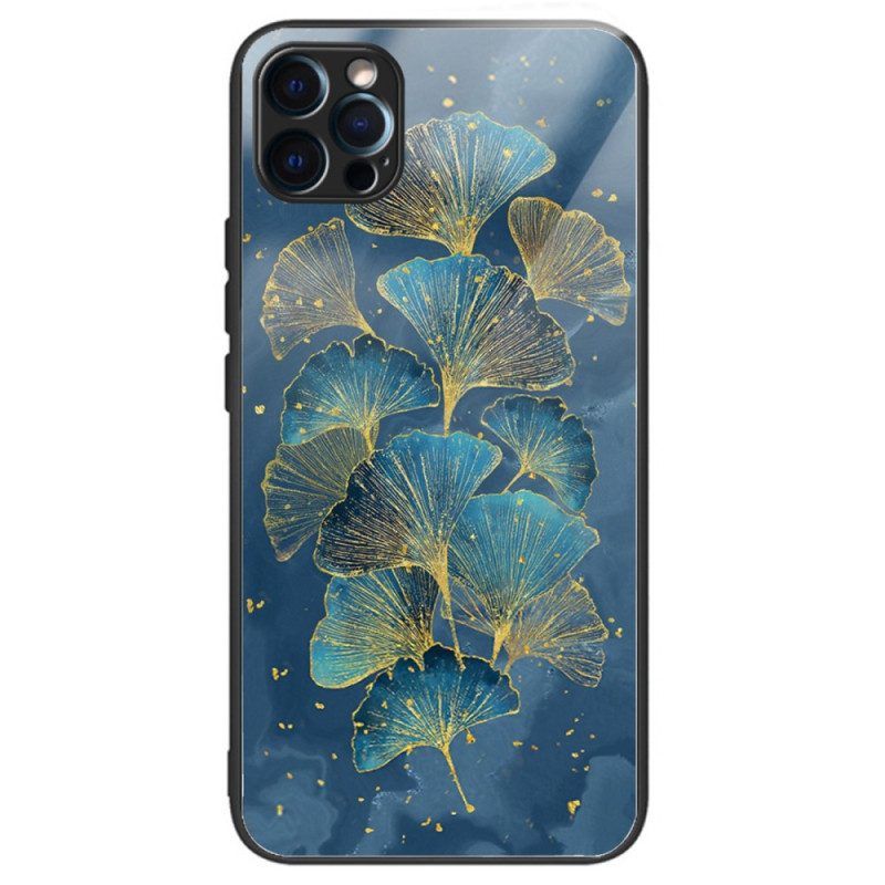 Hoesje voor iPhone 14 Pro Plantaardig Gehard Glas