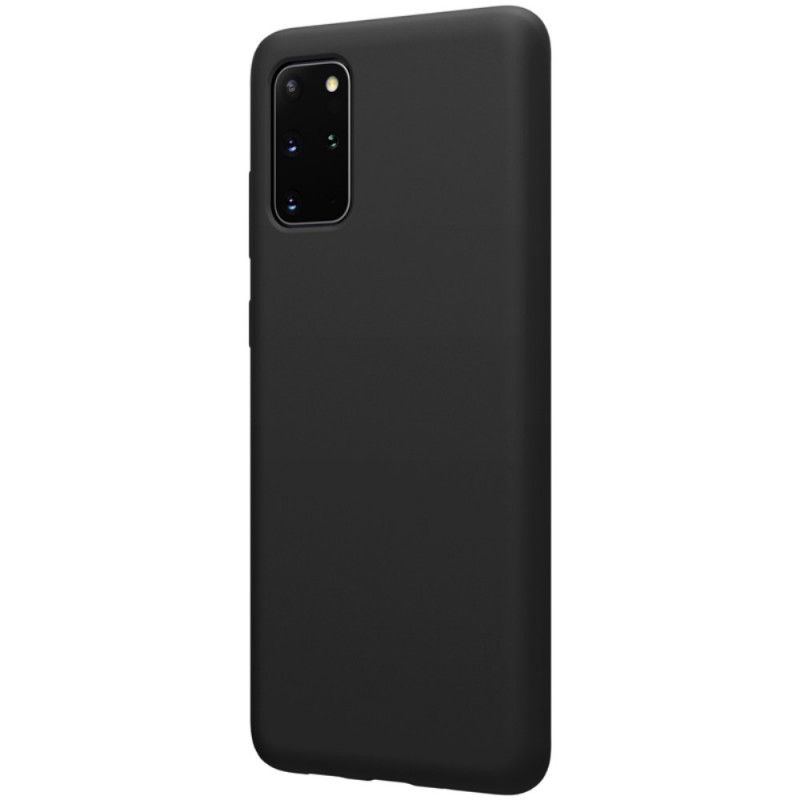 Case Hoesje Samsung Galaxy S20 Plus / S20 Plus 5G Rood Zwart Telefoonhoesje Serie Nillkin Flex Pure