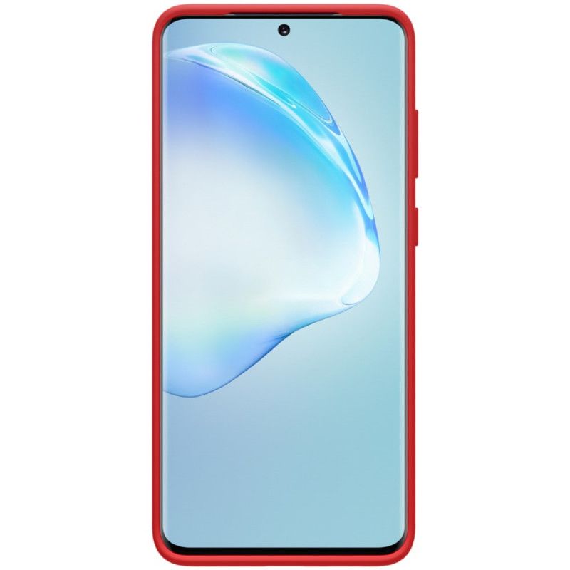 Case Hoesje Samsung Galaxy S20 Plus / S20 Plus 5G Rood Zwart Telefoonhoesje Serie Nillkin Flex Pure