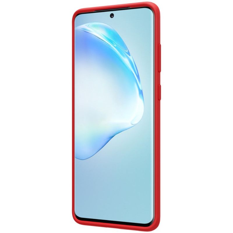 Case Hoesje Samsung Galaxy S20 Plus / S20 Plus 5G Rood Zwart Telefoonhoesje Serie Nillkin Flex Pure