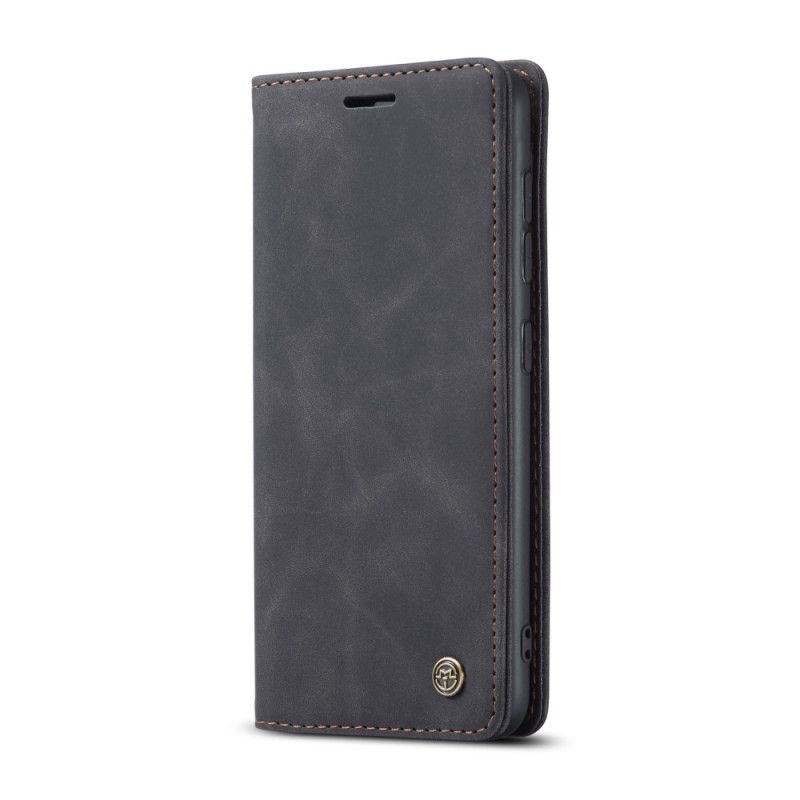 Folio-hoesje Samsung Galaxy S20 Plus / S20 Plus 5G Donkerblauw Zwart Telefoonhoesje Tas Van Imitatieleer
