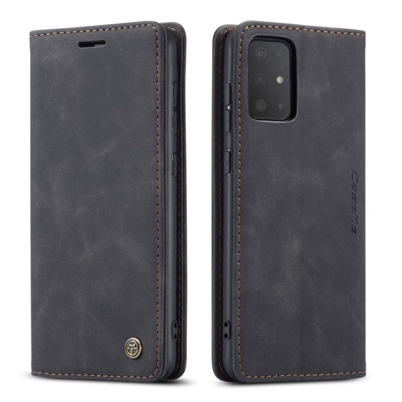 Folio-hoesje Samsung Galaxy S20 Plus / S20 Plus 5G Donkerblauw Zwart Telefoonhoesje Tas Van Imitatieleer