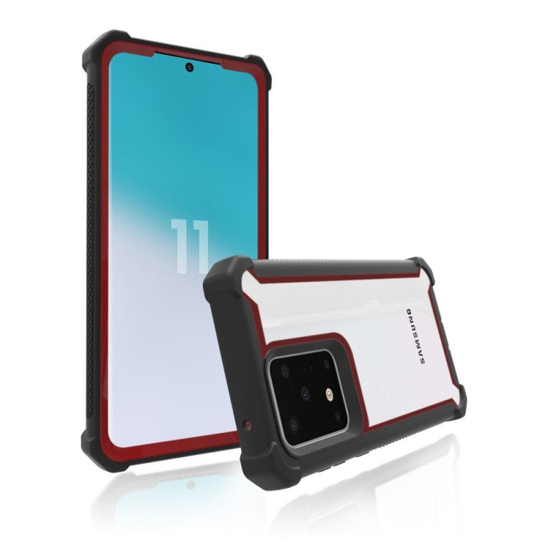 Hoesje Samsung Galaxy S20 Plus / S20 Plus 5G Grijs Zwart Antislip Hybride