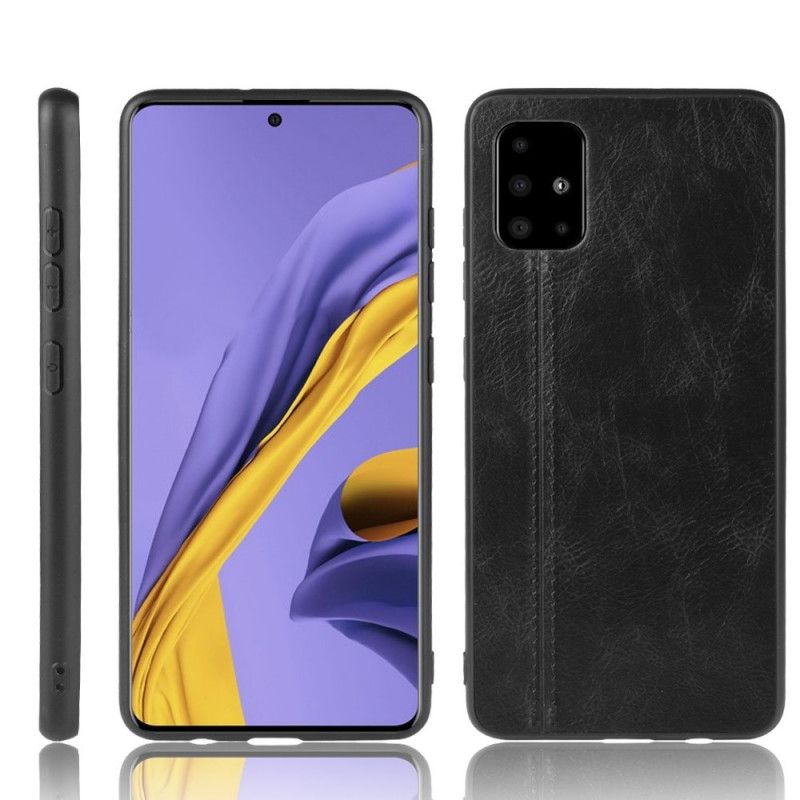 Hoesje Samsung Galaxy S20 Plus / S20 Plus 5G Rood Zwart Gestikt Leereffect
