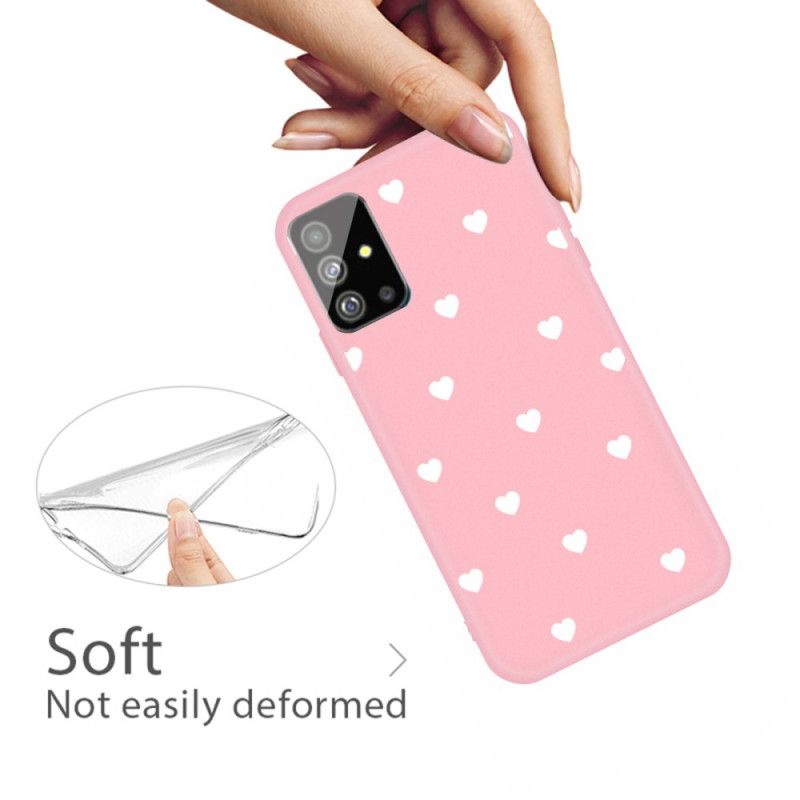 Hoesje Samsung Galaxy S20 Plus / S20 Plus 5G Zwart Siliconen Hartjes