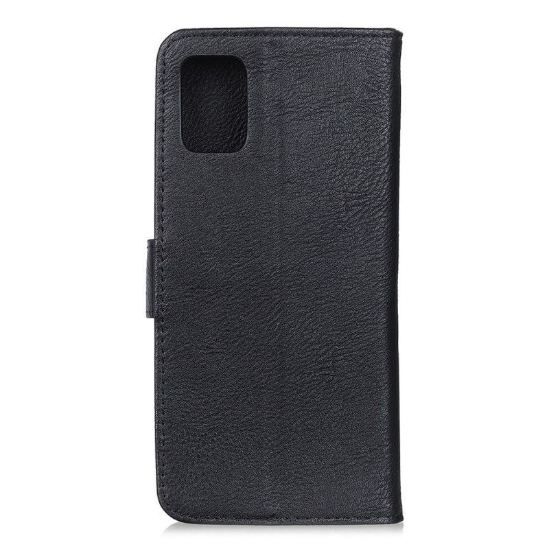 Leren Hoesje Samsung Galaxy S20 Plus / S20 Plus 5G Grijs Zwart Khazneh Kunstleer