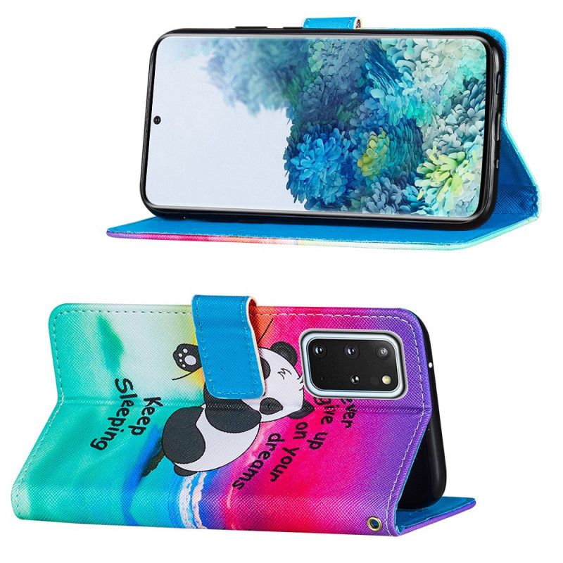 Leren Hoesje voor Samsung Galaxy S20 Plus / S20 Plus 5G Blijf Slapen