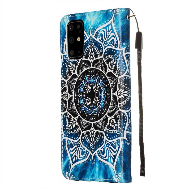 Leren Hoesje voor Samsung Galaxy S20 Plus / S20 Plus 5G Mandala In De Lucht