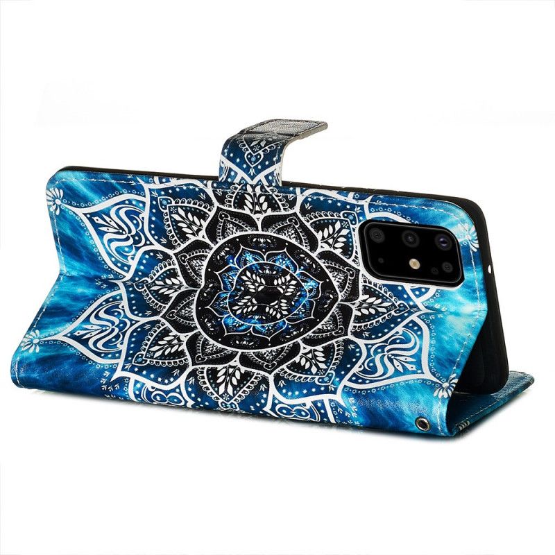 Leren Hoesje voor Samsung Galaxy S20 Plus / S20 Plus 5G Mandala In De Lucht