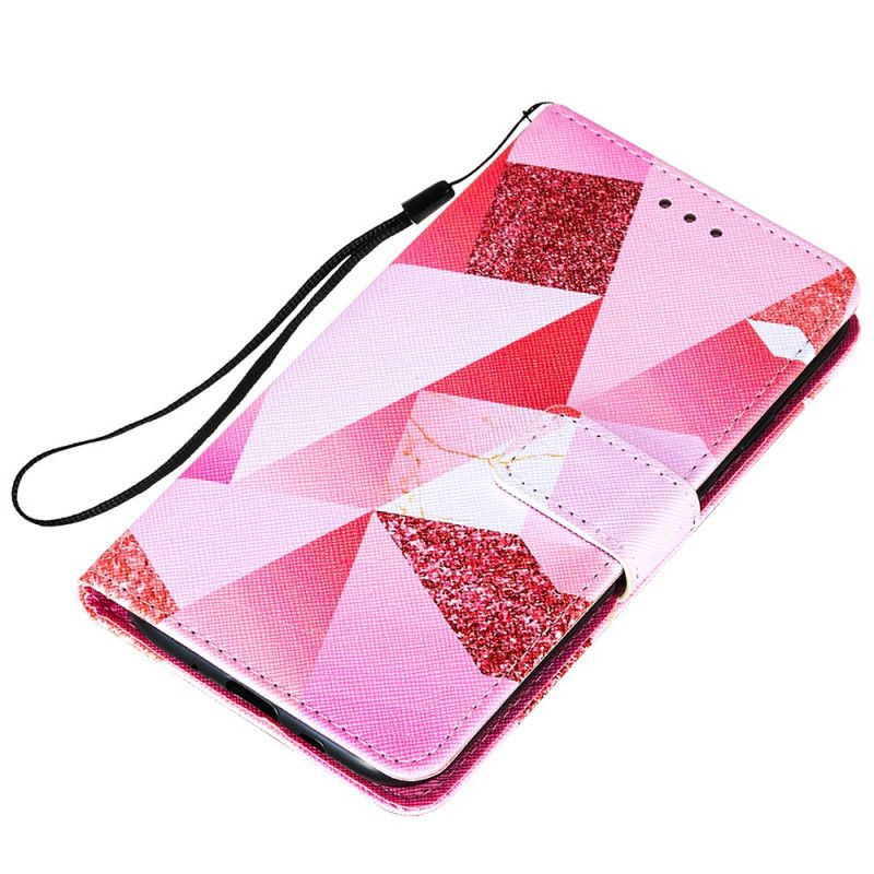 Leren Hoesje voor Samsung Galaxy S20 Plus / S20 Plus 5G Roze Afbeelding