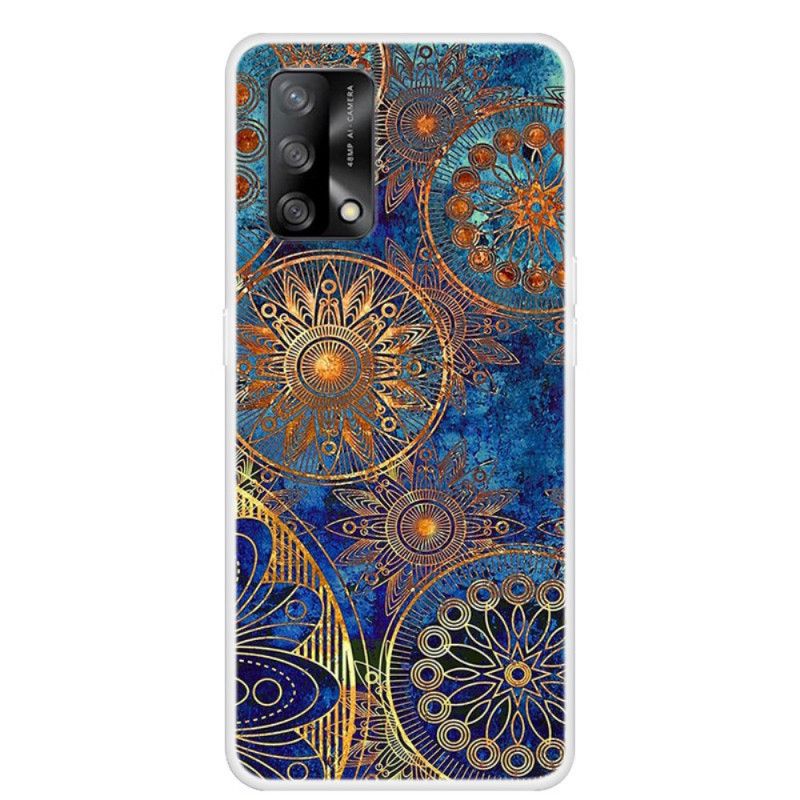 Case Hoesje Oppo A74 4g Telefoonhoesje Mandala-ontwerp