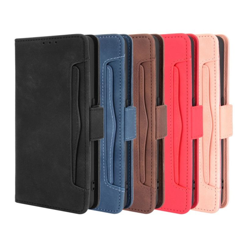 Flip Case Leren Oppo A74 4g Eersteklas Multi-kaart