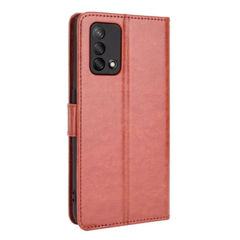 Flip Case Leren Oppo A74 4g Flitsend Kunstleer