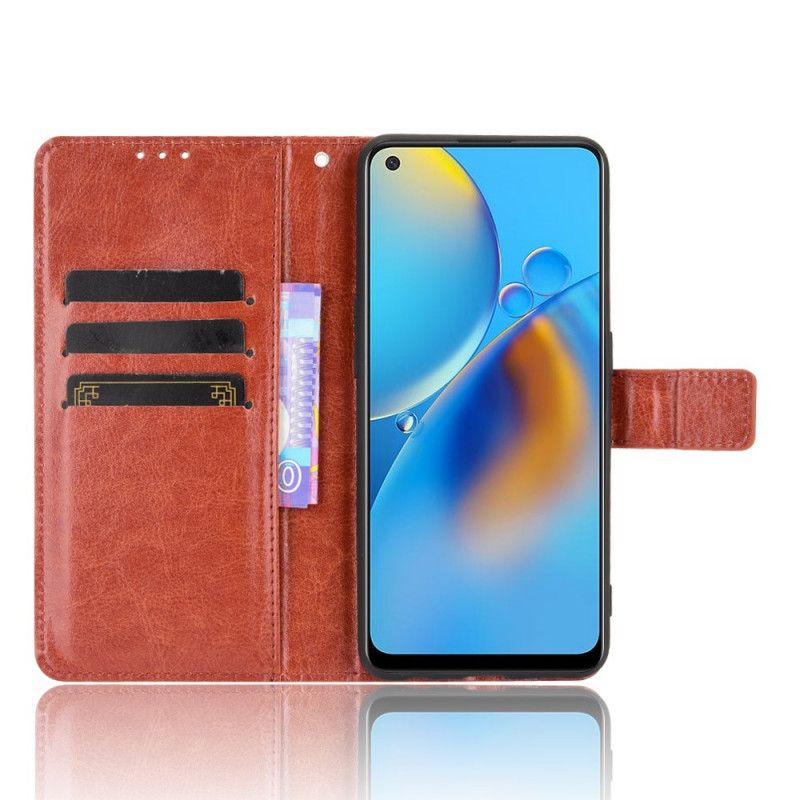 Flip Case Leren Oppo A74 4g Flitsend Kunstleer