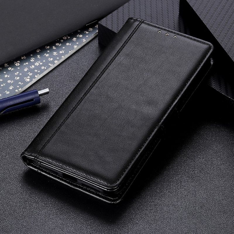 Flip Case Leren Oppo A74 4g Splitlederen Versie