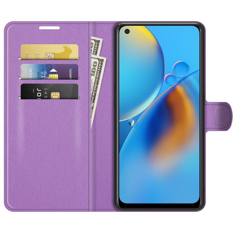 Folio-hoesje Oppo A74 4g Telefoonhoesje Klassiek