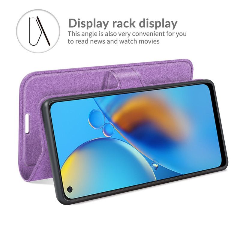 Folio-hoesje Oppo A74 4g Telefoonhoesje Klassiek