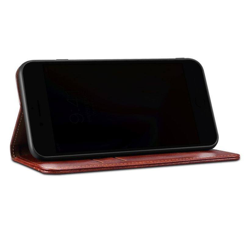 Folio-hoesje Voor Oppo A74 4g Gewaxt Kunstleer