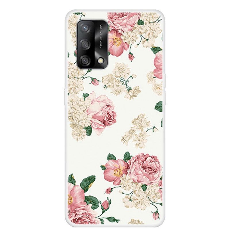 Hoesje Oppo A74 4g Vrijheidsbloemen