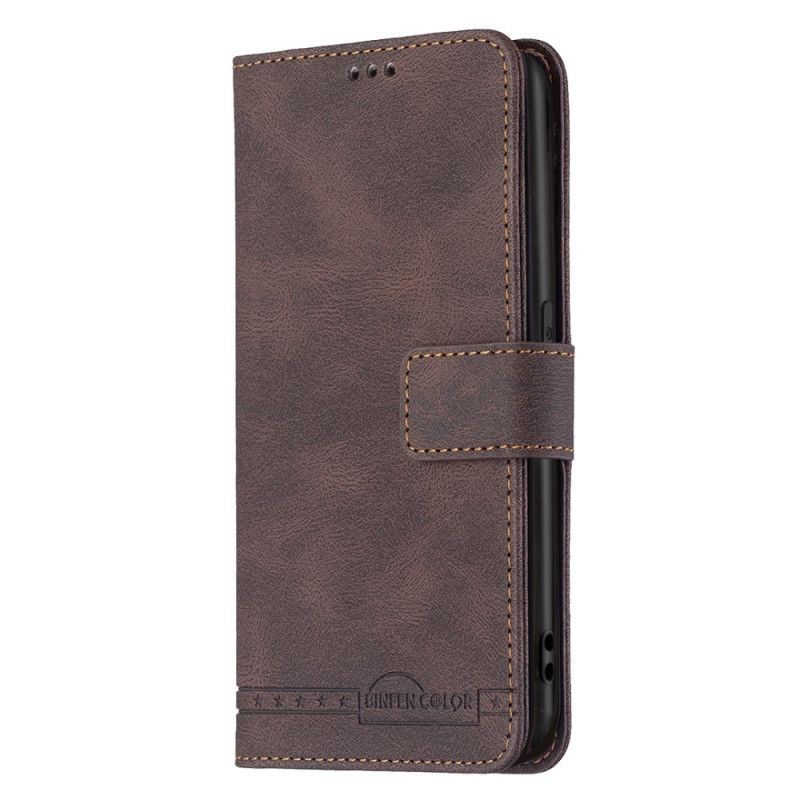 Leren Hoesje Oppo A74 4g Rfid Binfen-kleur Bescherming Hoesje