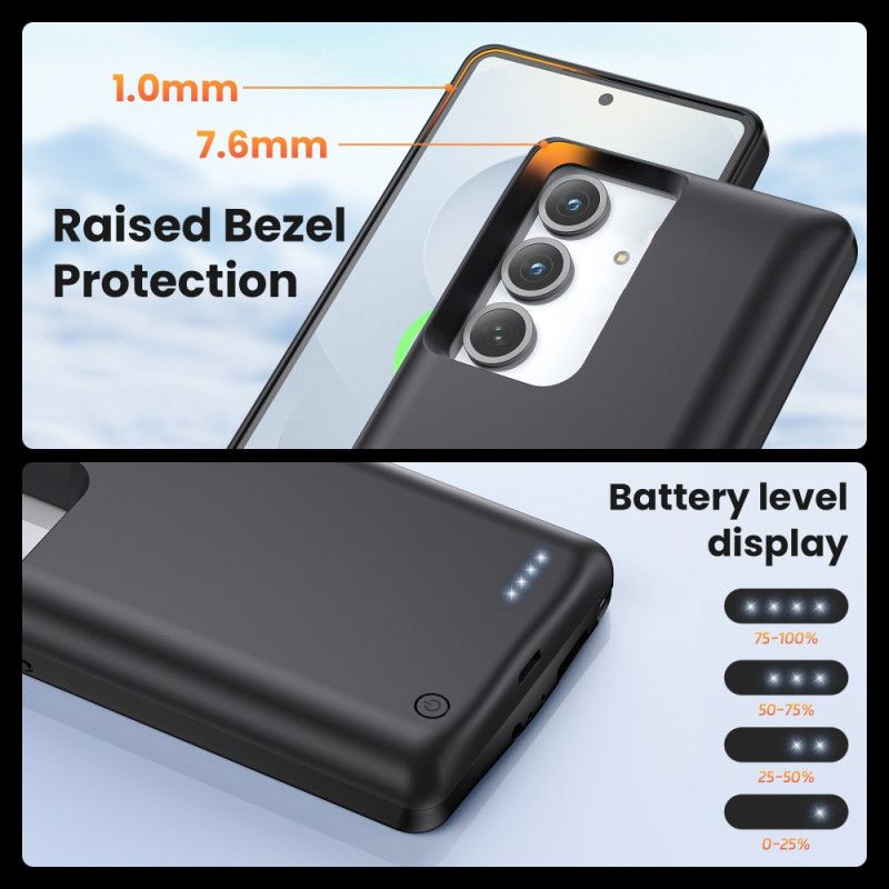 10000mah Externe Batterijhouder Voor Samsung Galaxy S25 / S24