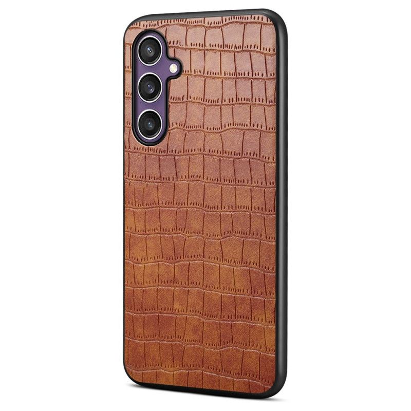 Case Hoesje Samsung Galaxy S25 5g Telefoonhoesje Krokodillenprint