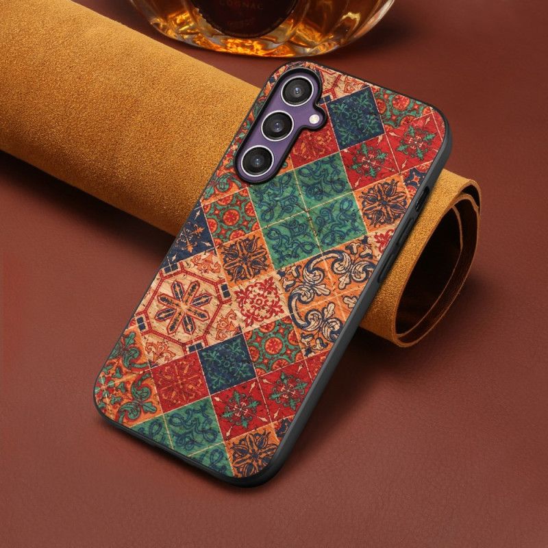 Cover Hoesje Samsung Galaxy S25 5g Telefoonhoesje Bloemenpatroon