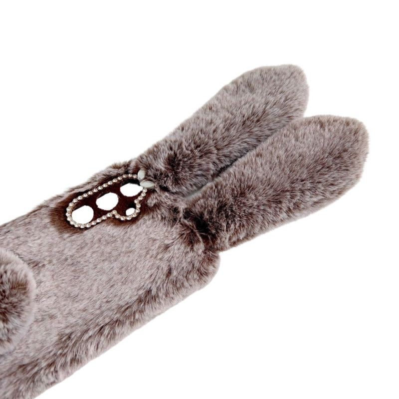 Cover Hoesje Samsung Galaxy S25 5g Telefoonhoesje Pluche Konijn