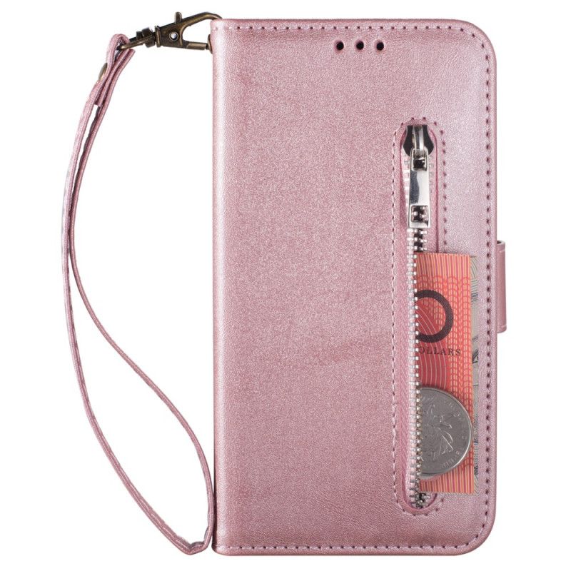 Flip Case Leren Samsung Galaxy S25 5g Portemonnee Met Bandje