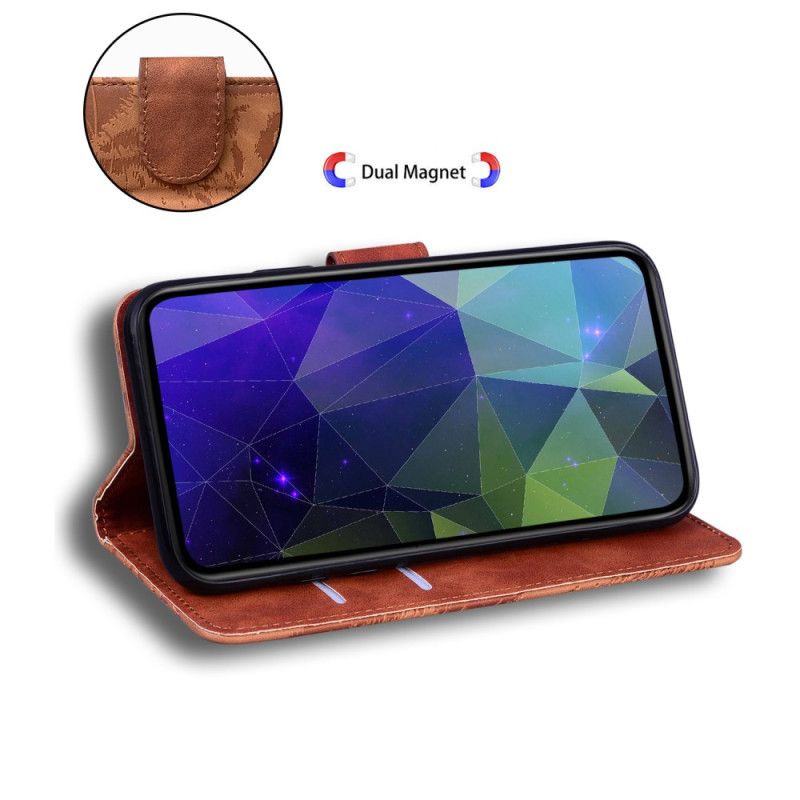 Flip Case Leren Samsung Galaxy S25 5g Tijgerprint