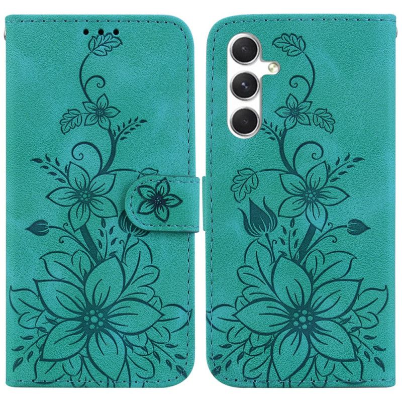 Folio-hoesje Samsung Galaxy S25 5g Bloemenprint